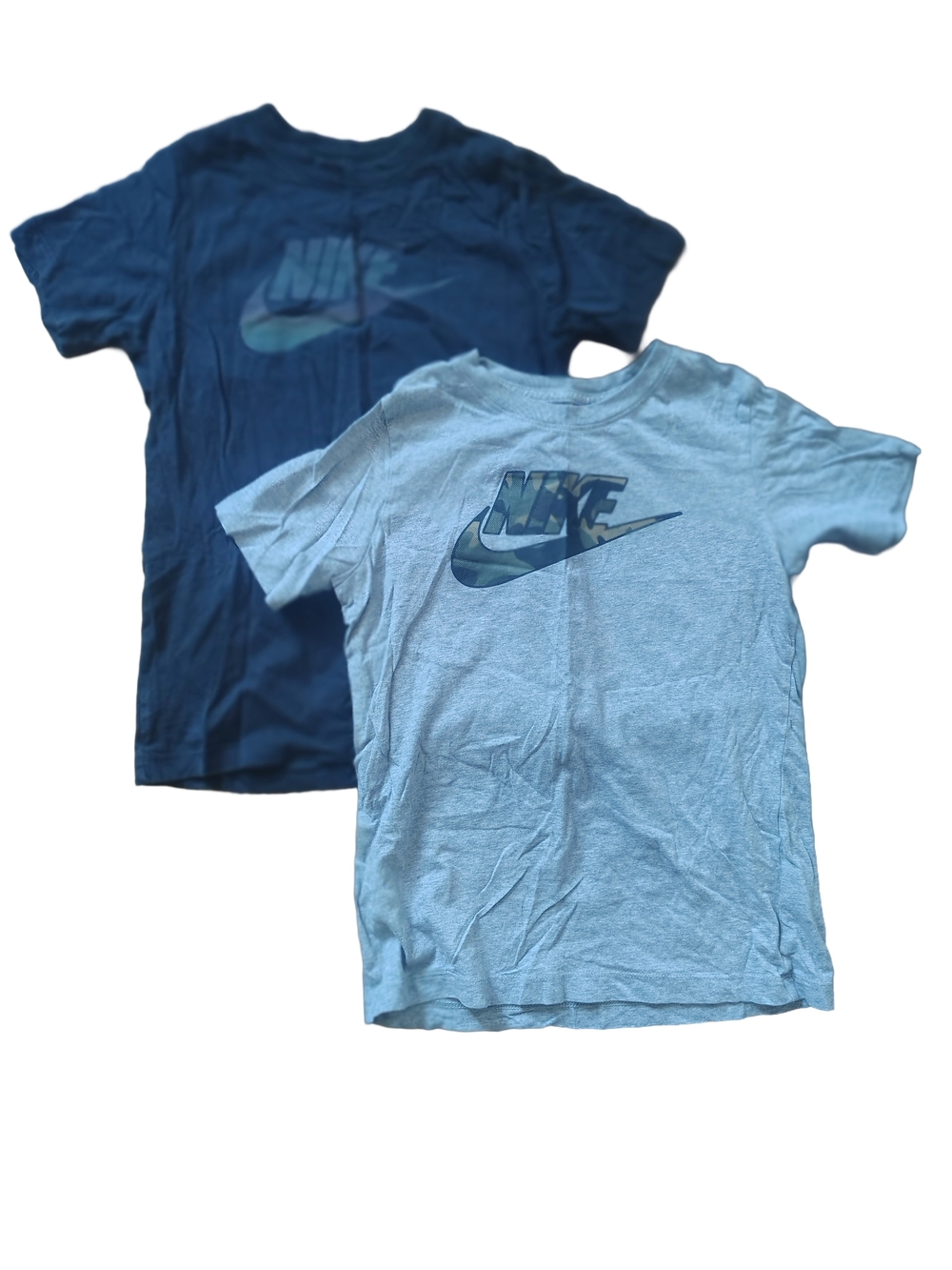 Nike Boys Short Sleeve Logo Tee Duo Size M